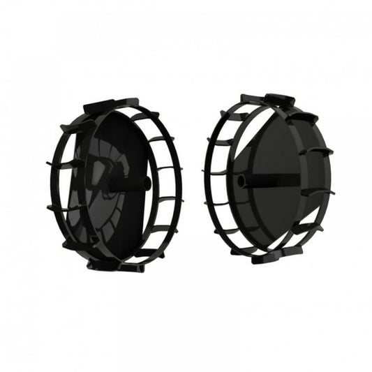 Set 2 roti metalice pentru motocultor, Hecht 8001004