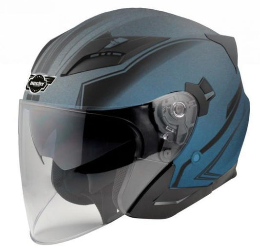 Casca scooter, culoarea albastru, marimea L, Hecht 52627 L