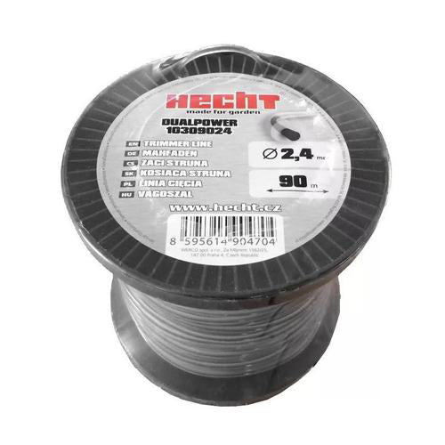 Fir rotund trimmer Dual Power, 2.4 mm x 90 m, Hecht 10309024