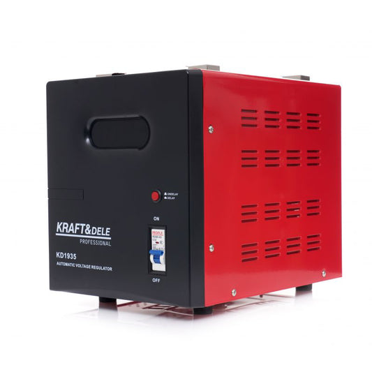 Stabilizator de tensiune AVR, 5000 VA, 230 V, Kraft&Dele KD1935