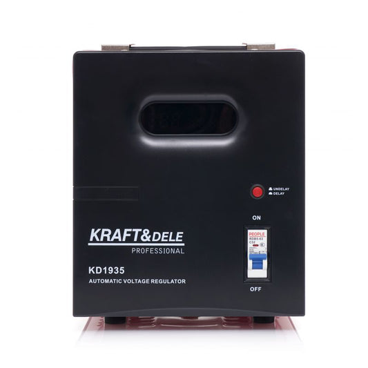 Stabilizator de tensiune AVR, 5000 VA, 230 V, Kraft&Dele KD1935