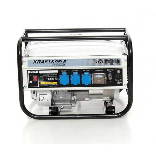 Generator de curent pe benzina, 2500 W, 12 / 230 V, Kraft&Dele KD118