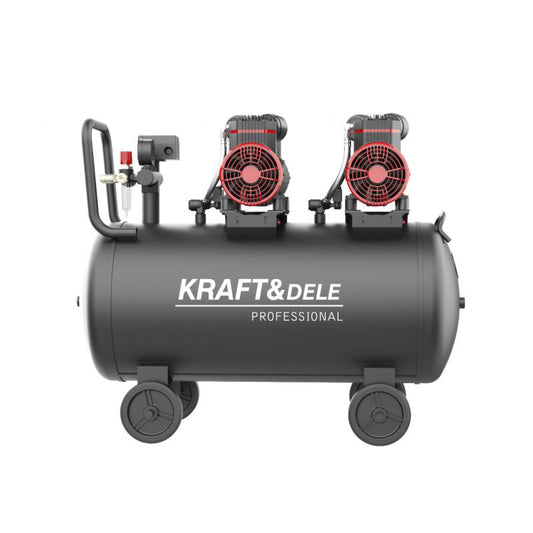 Compresor fara ulei, 100 l, 1500 W, Kraft&Dele KD1392