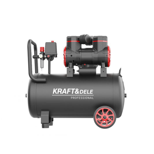 Compresor fara ulei, 50 l, 1500 W, Kraft&Dele KD1391