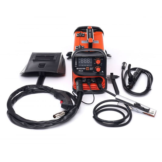 Aparat de sudura cu afisaj LCD, 3 in 1 MIG / MMA / TIG - LIFT, 250A, Kraft&Dele KD1875