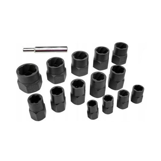 Set chei tubulare de impact cu bit 1 / 2", 15 elemente, Kraft&Dele KD11793