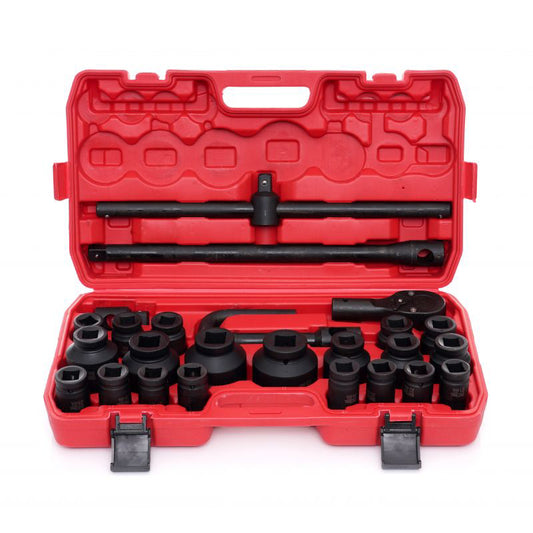 Set chei tubulare hexagonale de impact in 12 puncte, 3 / 4", 26 elemente, Kraft&Dele KD11759