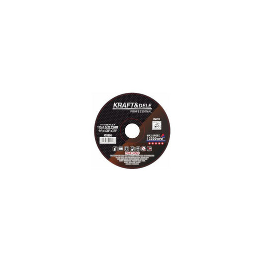 Disc pentru taiere metal, 115 x 1 x 22.23 mm, Kraft&Dele KD1990