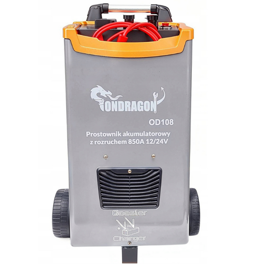 Redresor auto cu demaror, 850 A, 12 V / 24 V, Ondragon OD108