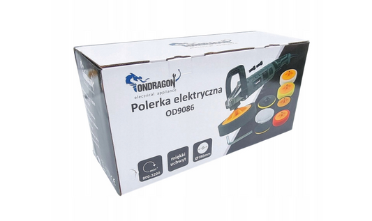 Masina de polisat cu viteza reglabila, set 5 bureti pentru polisat, 2700 W, Ondragon OD9086