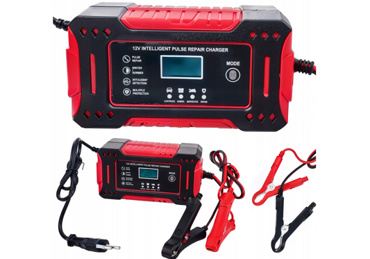 Redresor cu microprocesor, 12 V, 6 A, afisaj LCD, Ondragon OD2212