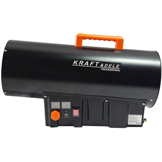 Incalzitor industrial pe gaz cu termostat, 45 kW, Kraft&Dele KD11706