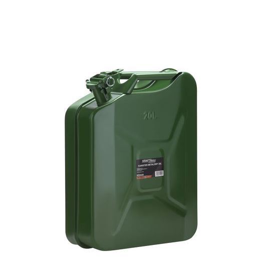 Canistra de metal pentru combustibil cu palnie, 20 l, Kraft&Dele KD5440