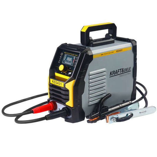 Aparat de sudura tip invertor MMA TigLift Pulse, 340 A, Kraft&Dele KD3431