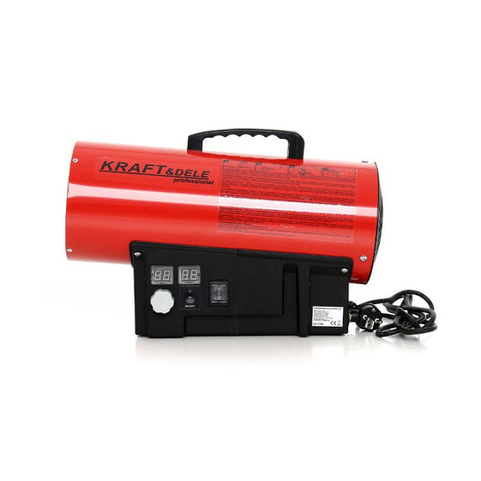 Incalzitor industrial pe gaz cu termostat, 25 kW, Kraft&Dele KD11705