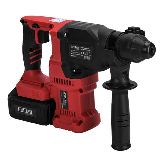 Ciocan rotopercutor cu acumulator, 21 V, 3.5J, 2 X 4 Ah, Kraft&Dele KD3190