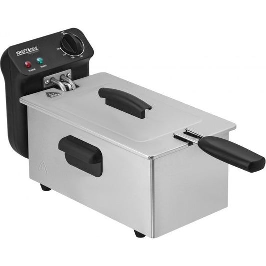 Friteuza electrica cu ulei, 2300 W, 3 l, 130-190 grade, Kraft&Dele KD4331