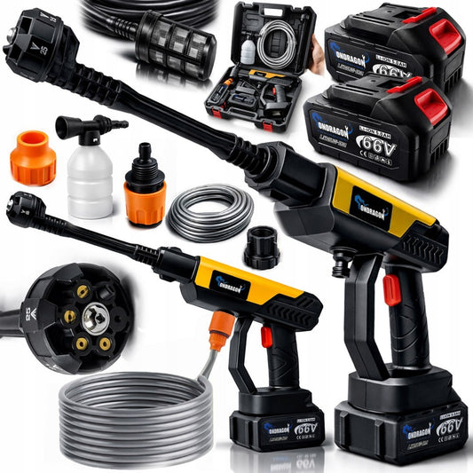 Aparat de spalat cu presiune cu acumulator, 2 x 5 Ah, Ondragon OD9186