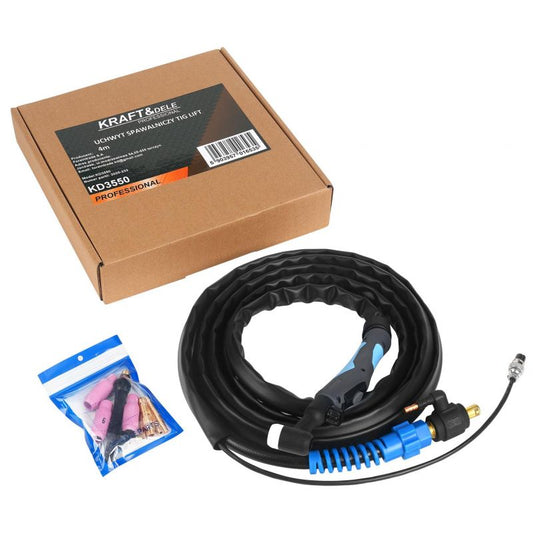 Pistol de sudura TIG LIFT, 4 m, Kraft&Dele KD3550