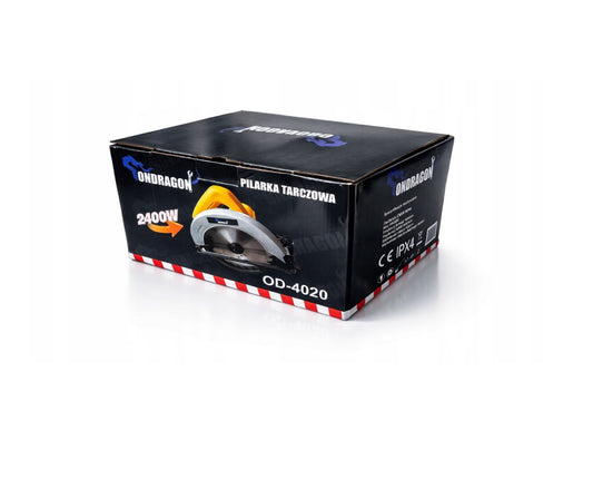 Fierastrau circular pentru lemn, 185 mm, 2400 W, Ondragon OD4020
