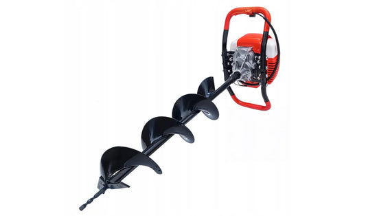Set foreza de pamant cu 3 burghie, 5.2 kW, motor in 2 timpi, Leo Tools LE116