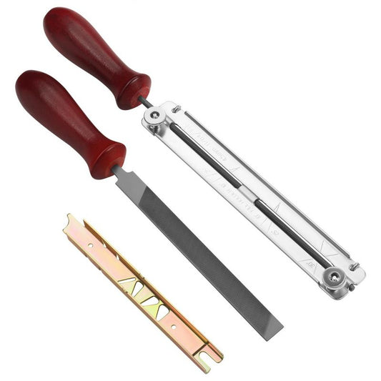 Set ascutitoare cu ghidaj pentru lant drujba, Kraft&Dele KD3574