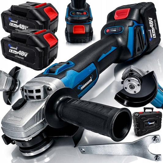 Polizor unghiular cu acumulator, 2 x 48 V, Ondragon OD9126