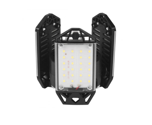 Plafoniera atelier garaj LED, 3 panouri pliabile, 80 W, 8500 lm, 270 x 270 mm, Kraft&Dele KD3483