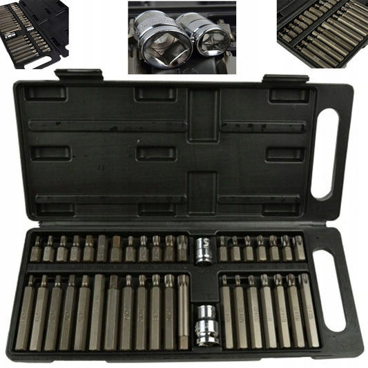 Set chei tubulare si biti, 40 bucati, Ondragon OD9099