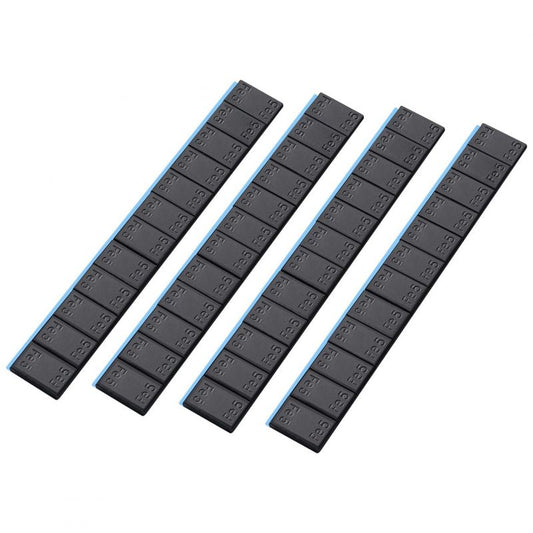 Set greutati adezive pentru echilibrare jante, 12 x 5 g, 50 bucati, Kraft&Dele KD5905