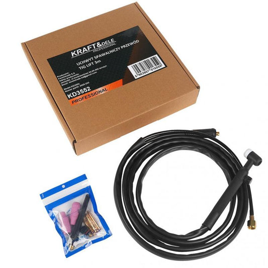 Lance de sudura TIG / LIFT, 3 m, Kraft&Dele KD3552