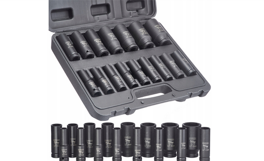 Set chei tubulare de impact, 1 / 2", 16 elemente, Majster Polska MP0601