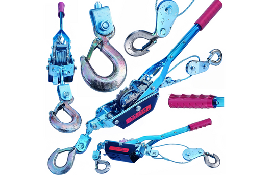 Troliu manual cu franghie, 2 T, 2 carlige, Ondragon OD5022