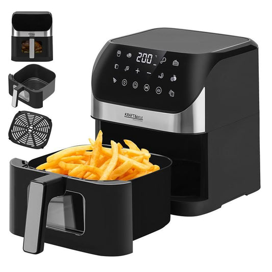 Friteuza cu aer cald, 2000 W, capacitate 6 l, Kraft&Dele KD4108