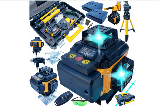 Nivela cu laser verde cu autonivelare 4D, 360 grade, trepied, Ondragon OD2220