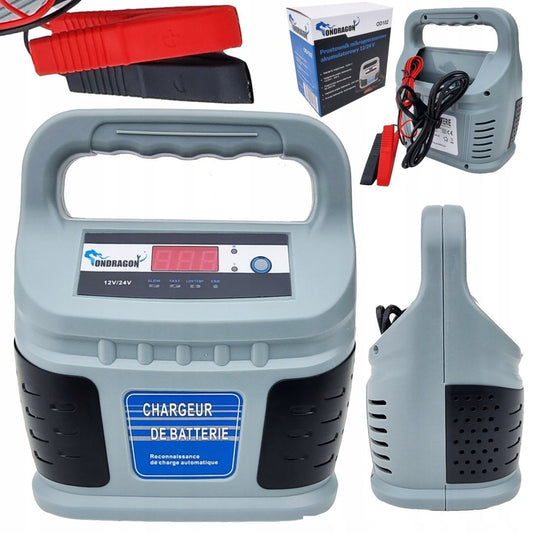 Redresor cu microprocesor, 12 V / 24 V, Ondragon OD0102