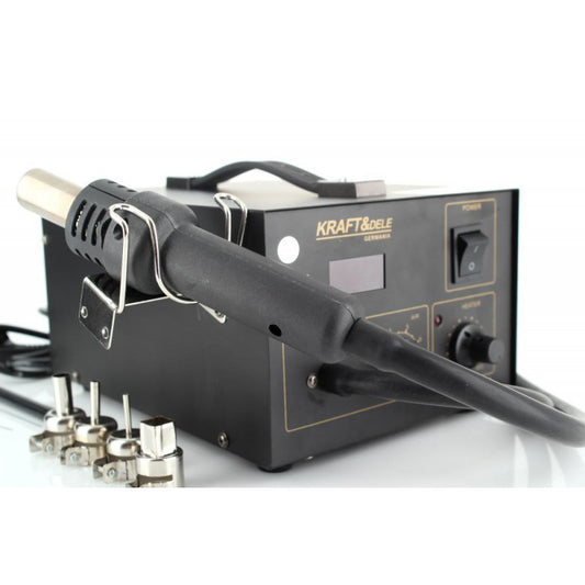 Aparat pentru lipit plastic 2 in 1 cu 4 duze, Kraft&Dele KD854