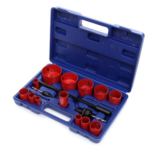 Set carote pentru metal si lemn 17 bucati, Kraft&Dele KD10345