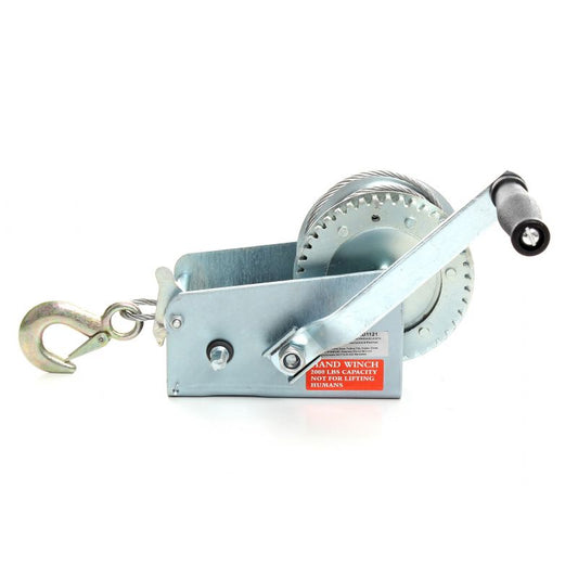 Troliu cu manivela, capacitate maxima 1200 kg, Kraft&Dele KD1122