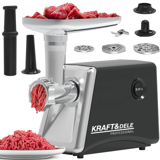 Masina de tocat carne cu accesorii, 2000 W, Kraft&Dele KD4143