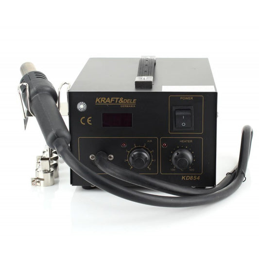 Aparat pentru lipit plastic 2 in 1 cu 4 duze, Kraft&Dele KD854