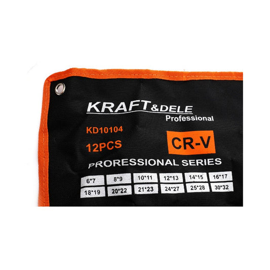 Set chei duble inelare cu cot, 6-32 mm, 12 bucati, Kraft&Dele KD10104