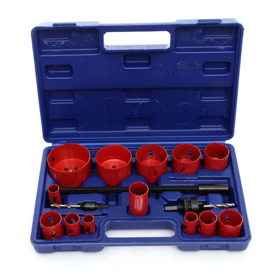 Set carote pentru metal si lemn 17 bucati, Kraft&Dele KD10345