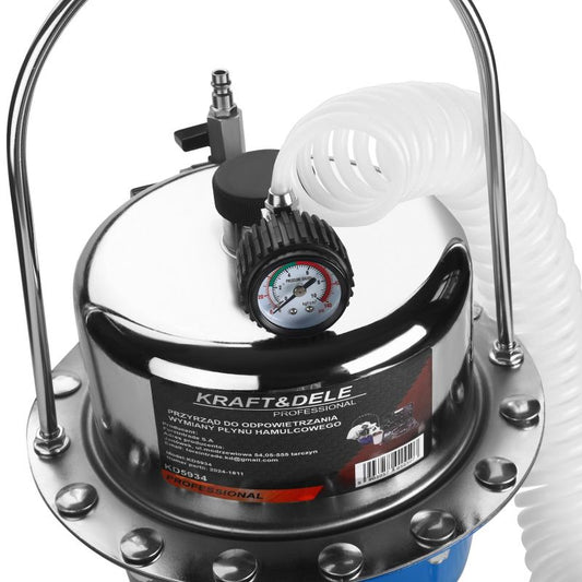 Dispozitiv inlocuire lichid frana, capacitate 5 l, Kraft&Dele KD5934
