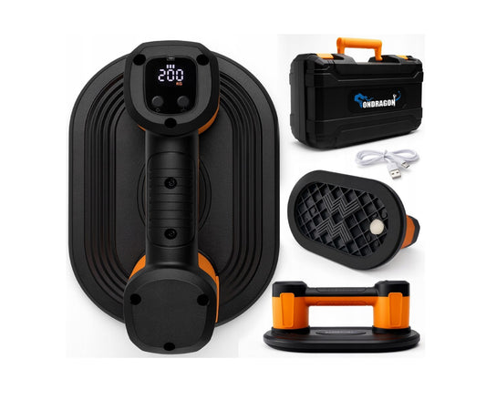 Ventuza electrica pentru placi, afisaj LCD, capacitate maxima 200 kg, Ondragon OD5074