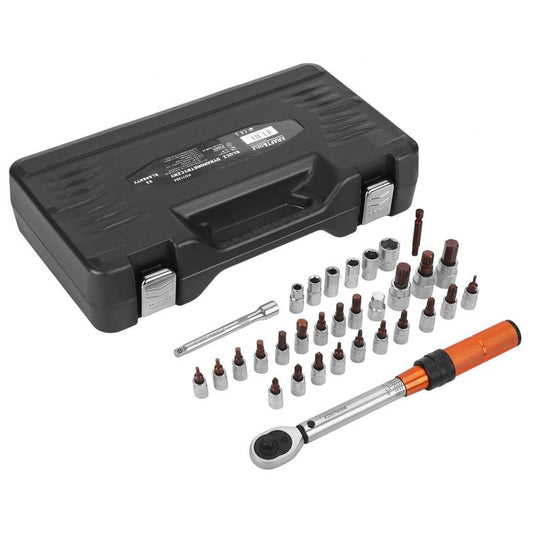 Set cheie dinamometrica, tubulare si biti, 32 bucati, Kraft&Dele KD11394