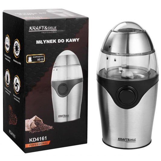 Rasnita electrica pentru cafea, 60 g, 300 W, Kraft&Dele KD4161