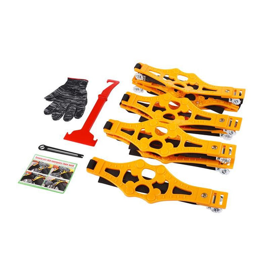 Set 4 benzi antiderapante auto tip lanturi, Kraft&Dele KD5930