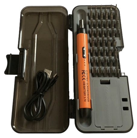 Surubelnita electrica de precizie cu acumulator, 1000mAh, 38 biți, Kraft&Dele KD12701