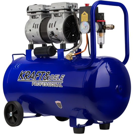Compresor fara ulei, 50 l, 1500 W, 290 l / min, Kraft&Dele KD4048